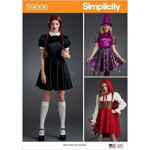 Simplicity Sewing Pattern 10724 9006 Misses Costume Witch Size 6-14